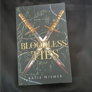Paperback book Bloodless ties by Katie wismer book 3 of series